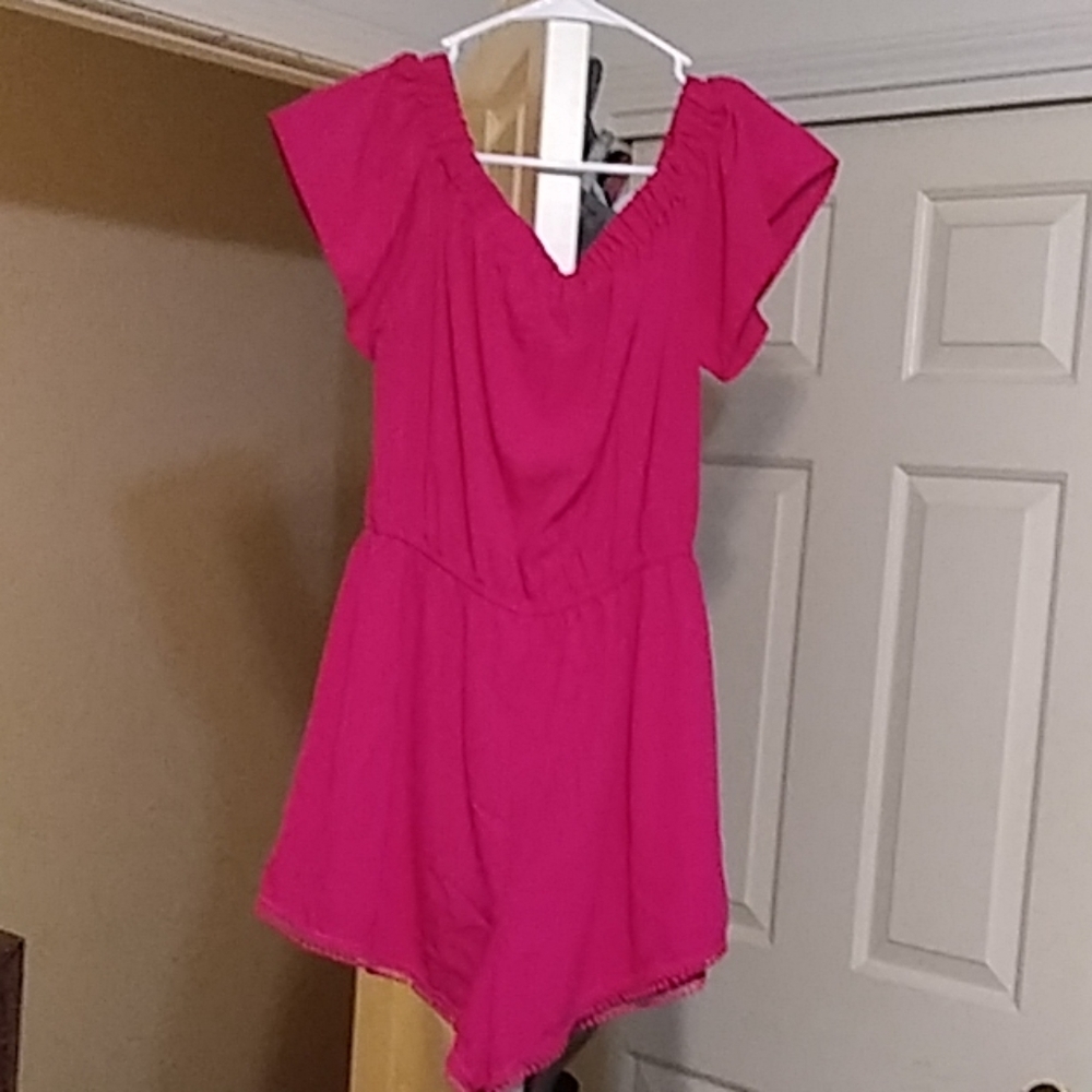 Off the shoulder short romper